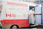 Pope Inspects Mobile Hospital